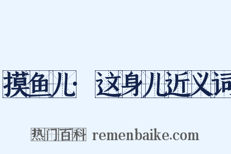 摸鱼儿·这身儿近义词是什么意思的图片